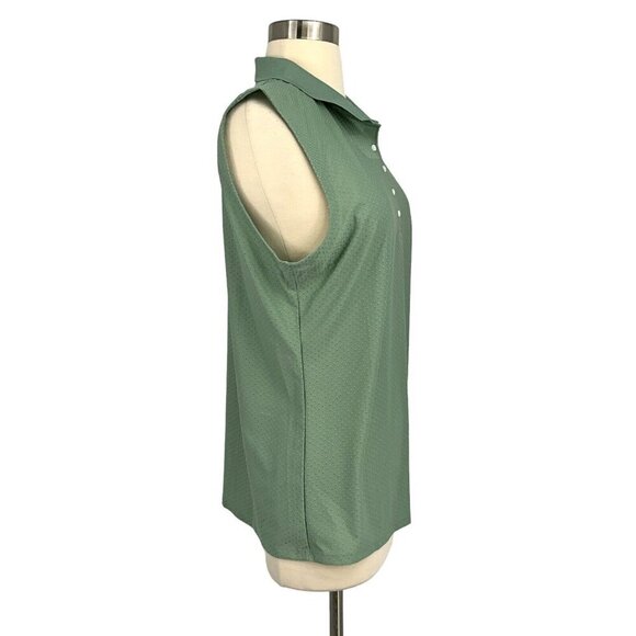 Kjus Size 6 Signe Polo Top Green Golf Tennis Sleeveless Casual Athletic Womens - Picture 7 of 11